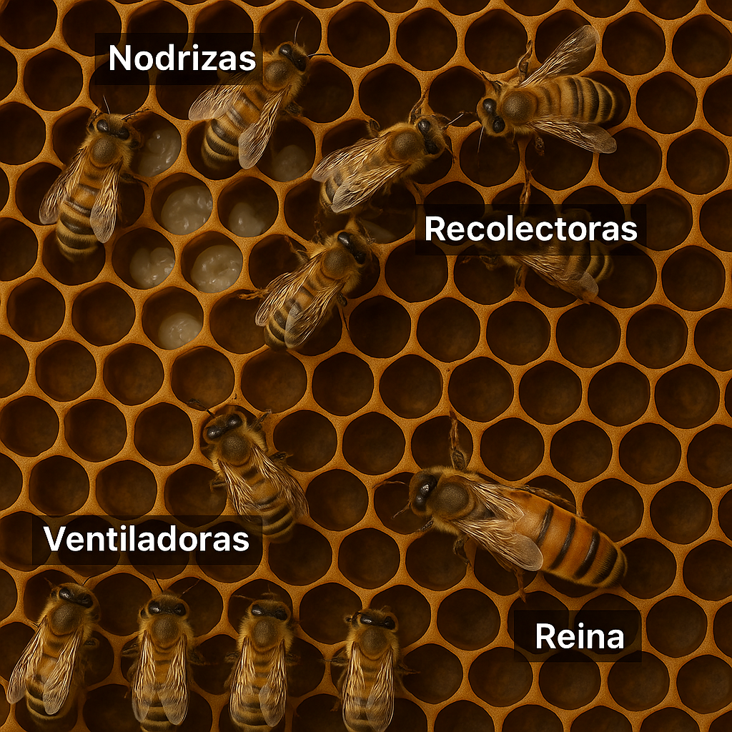 Fase 7: Organización y funciones de la colmena